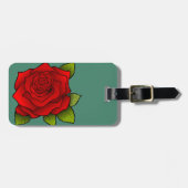 Enkelroze Bagagelabel (Voorkant horizontaal)