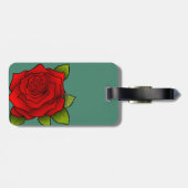 Enkelroze Bagagelabel (Achterkant horizontaal)