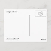 Enkelroze Briefkaart (Achterkant)