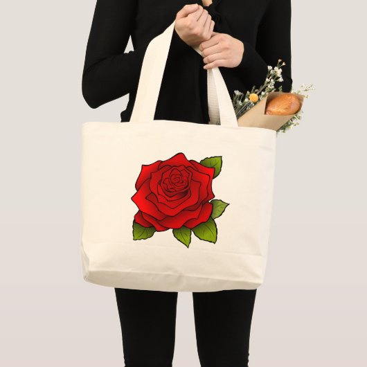 Enkelroze Grote Tote Bag (Voorkant (product))