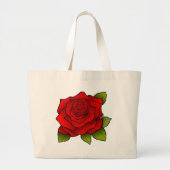 Enkelroze Grote Tote Bag (Voorkant)