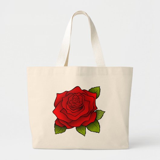 Enkelroze Grote Tote Bag (Voorkant)