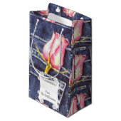 Enkelroze roze klein cadeauzakje (Voorkant Gekanteld)