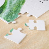 Enkelroze roze rozenbloem op wit, Corinthians Vers Legpuzzel (Zijkant)