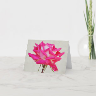 Enkelroze roze van de Gertie's Garden Note Kaart