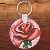 Enkelroze Sleutelhanger (Voorkant)