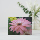 Enkelroze ventilator briefkaart (Staand voorkant)