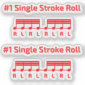 ENKELSLAGROL STICKER (Voorkant)