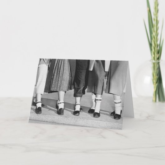 Enkelsokjes, 1953 kaart (Voorkant)