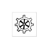 Enkelversnellingsbak Rubberstempel (Afrduk)