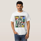 Enkelvoudig, abstract T-shirt (Voorkant volledig)