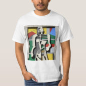 Enkelvoudig, abstract T-shirt (Voorkant)