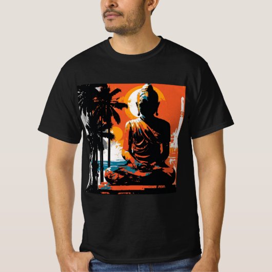 Enkelvoudig, abstract T-shirt (Voorkant)