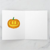 enkelvoudig gesneden pompoen kaart (Binnen)