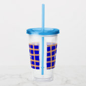 Enkelvoudig gram add your name letter man t acryl drinkbeker (Rechts)