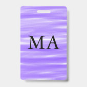 Enkelvoudig gram add your name letter man t badge (Achterkant)