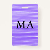 Enkelvoudig gram add your name letter man t badge (Achterkant)