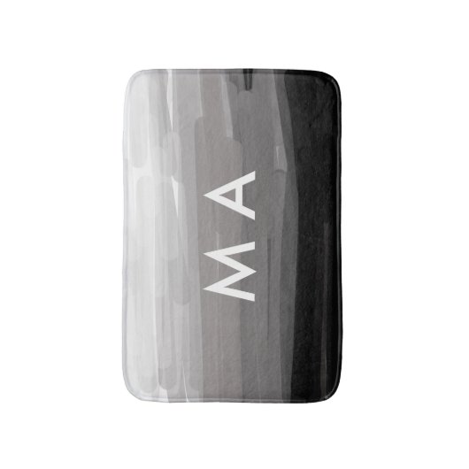 Enkelvoudig gram add your name letter man t badmat (Voorkant Verticaal)