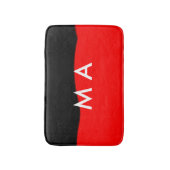 Enkelvoudig gram add your name letter man t badmat (Voorkant Verticaal)