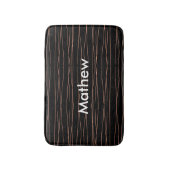 Enkelvoudig gram add your name letter man t badmat (Voorkant Verticaal)