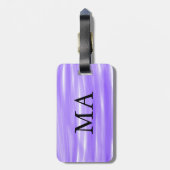 Enkelvoudig gram add your name letter man t bagagelabel (Achterkant verticaal)
