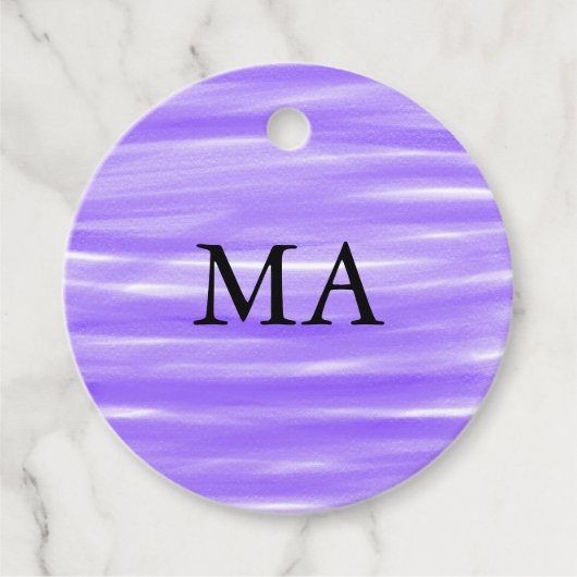 Enkelvoudig gram add your name letter man t bedankjes labels (Voorkant)