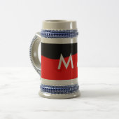 Enkelvoudig gram add your name letter man t bierpul (Voorkant links)