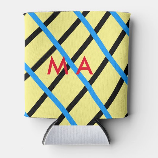 Enkelvoudig gram add your name letter man t blikjeskoeler (Voorkant)