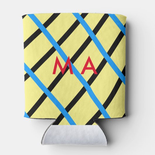 Enkelvoudig gram add your name letter man t blikjeskoeler (Achterkant)