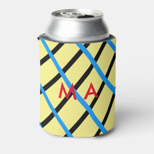 Enkelvoudig gram add your name letter man t blikjeskoeler (Blikje Achterkant)