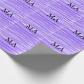 Enkelvoudig gram add your name letter man t cadeaupapier (Hoek)