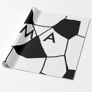 Enkelvoudig gram add your name letter man t cadeaupapier