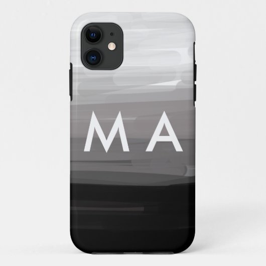 Enkelvoudig gram add your name letter man t Case-Mate iPhone case (Achterkant)