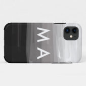 Enkelvoudig gram add your name letter man t Case-Mate iPhone case (Achterkant (horizontaal))