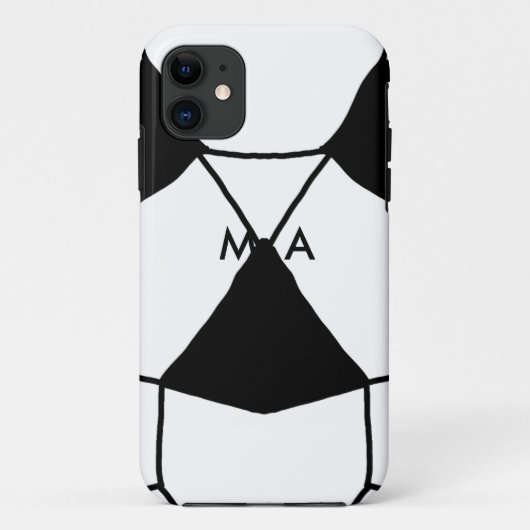 Enkelvoudig gram add your name letter man t Case-Mate iPhone case (Achterkant)