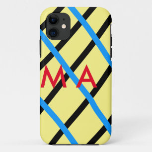 Enkelvoudig gram add your name letter man t Case-Mate iPhone case