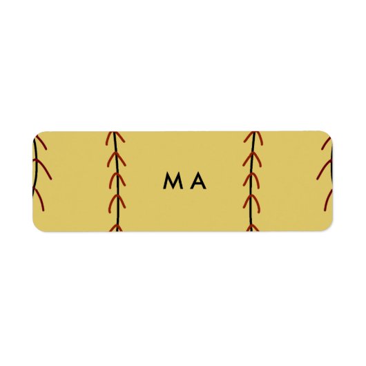 Enkelvoudig gram add your name letter man t etiket (Voorkant)