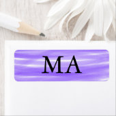 Enkelvoudig gram add your name letter man t etiket (Insitu)