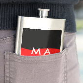 Enkelvoudig gram add your name letter man t flacon (Voorbeeld)