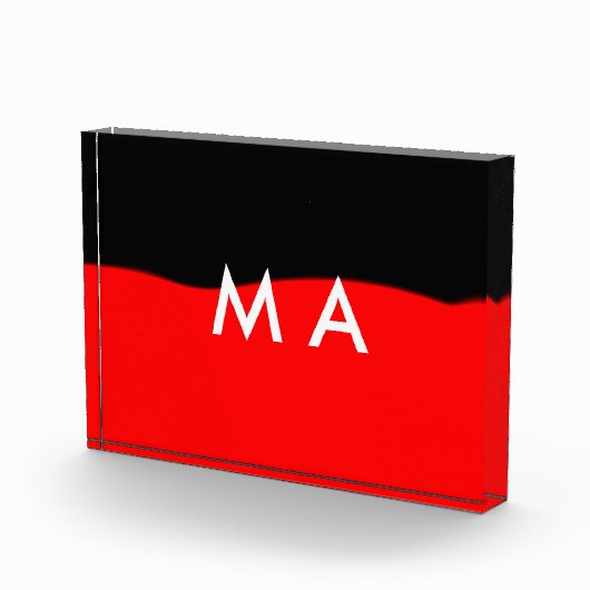 Enkelvoudig gram add your name letter man t fotoblokken (Rechts)