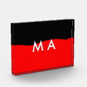 Enkelvoudig gram add your name letter man t fotoblokken (Links)