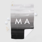 Enkelvoudig gram add your name letter man t golfhanddoek (Insitu)