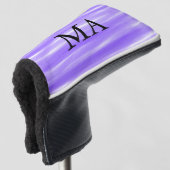 Enkelvoudig gram add your name letter man t golfheadcover (3/4 voorkant)