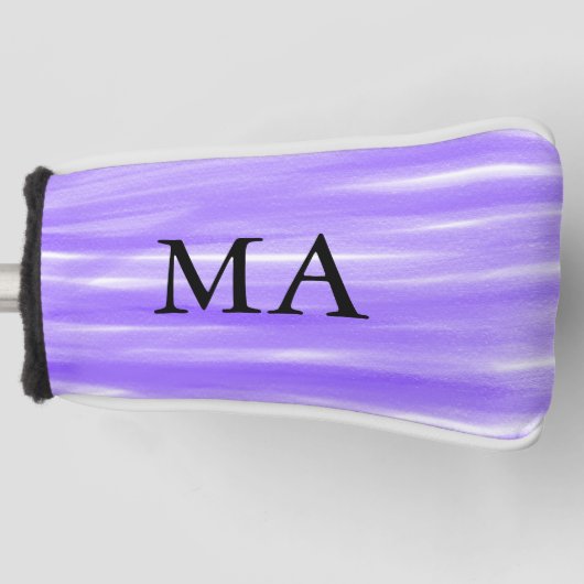 Enkelvoudig gram add your name letter man t golfheadcover (Voorkant)