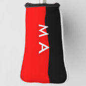 Enkelvoudig gram add your name letter man t golfheadcover (Draai 90)