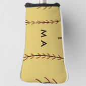 Enkelvoudig gram add your name letter man t golfheadcover (Draai 90)