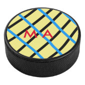 Enkelvoudig gram add your name letter man t hockey puck (3/4)