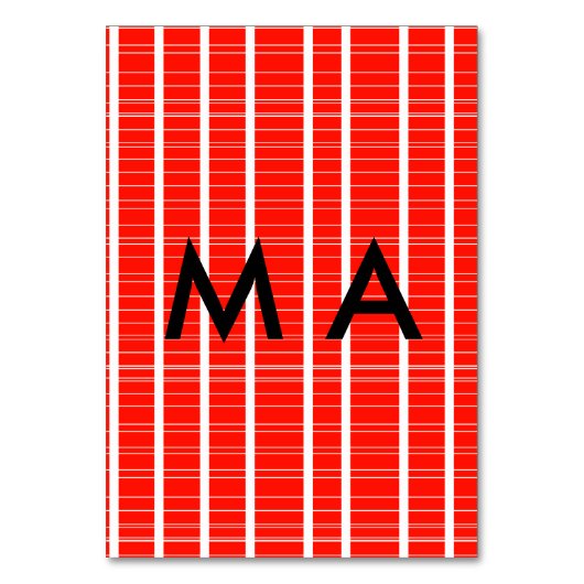 Enkelvoudig gram add your name letter man t kaart (Voorkant)