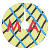 Enkelvoudig gram add your name letter man t kerstboom rok (Voorkant)