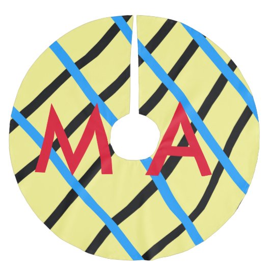 Enkelvoudig gram add your name letter man t kerstboom rok (Voorkant)